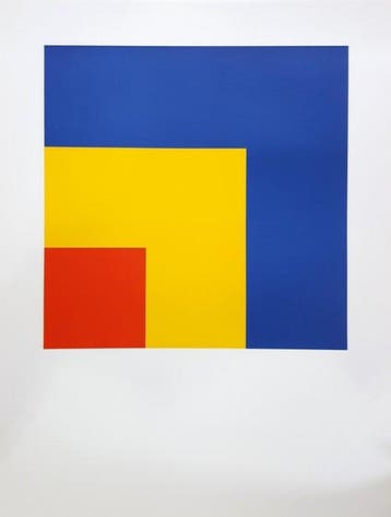 Ellsworth Kelly - Red Yellow Blue - Lithographic licensed