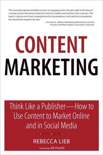 Content Marketing - Lieb Rebecca 9780789748379, Verzenden, Gelezen, Lieb Rebecca