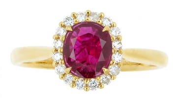 Zonder minimumprijs - Ring - 14 karaat Geel goud - 1.20ct., Nieuw