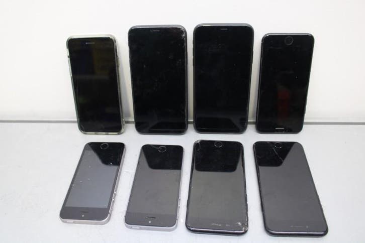 8x iPhone Smartphone, Telecommunicatie, Mobiele telefoons | Toebehoren en Onderdelen