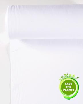 Boordstof Wit 100% gerecycled, Nieuw, Wit