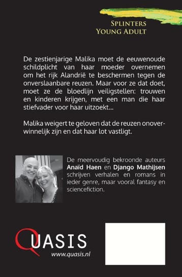 Malikas schildplicht / Splinters 9789492099075 Anaïd Haen, Verzenden, Zo goed als nieuw, Anaïd Haen