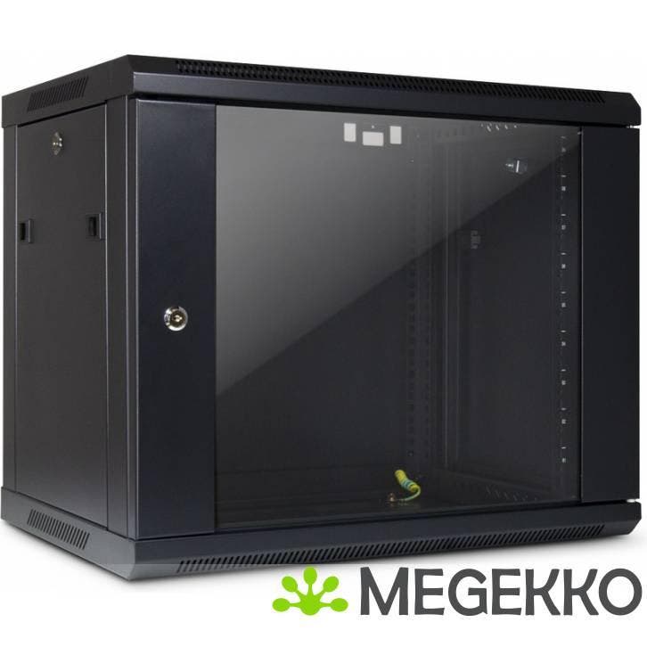 Inter-Tech SMA-6409 rack 9U Wandrek Zwart, Computers en Software, Computerbehuizingen, Nieuw, Verzenden