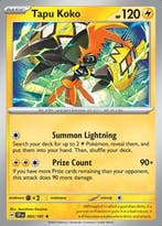 Tapu Koko 065/191 holo surging sparks, Ophalen of Verzenden, Nieuw, Losse kaart, Foil