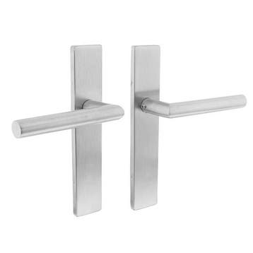 Deurbeslag | Deurklink met blindschild | Intersteel (RVS), Verzenden