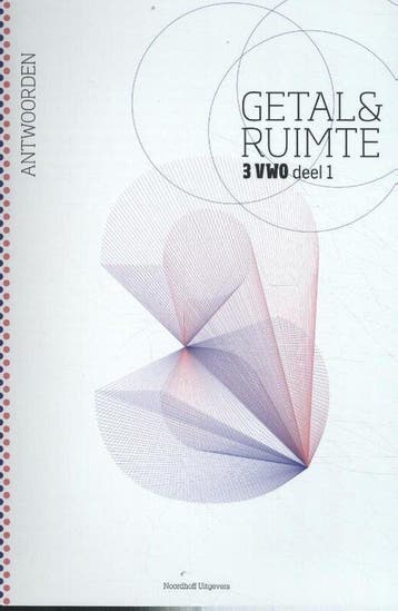 Getal amp Ruimte deel 1 vwo 3 antwoordenboek 9789011112421, Verzenden, Zo goed als nieuw