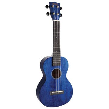 Mahalo MH2TBU Hano Series Concert Ukulele Transparant Blauw, Ophalen of Verzenden, Nieuw