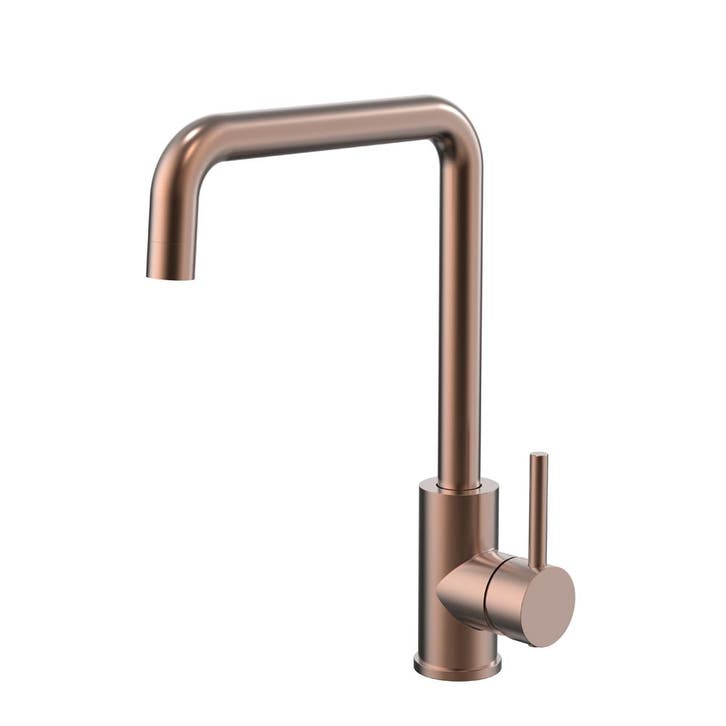 Keukenmengkraan Danilo copper volledig Rvs met draaibare, Doe-het-zelf en Verbouw, Sanitair, Verzenden