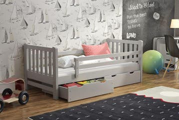 Rockwood® Kinderbed Tim Grey met  lattenbodem, Ophalen of Verzenden, Nieuw