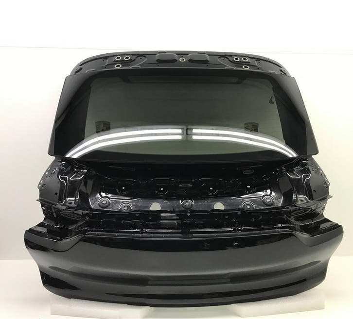 Porsche Cayenne Coupé E3 ORIGINEEL kofferdeksel  zwart/wit, Auto-onderdelen, Carrosserie en Plaatwerk, Achter, Achterklep, Porsche
