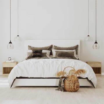 vidaXL Nachtkastje met lade eikenkleur 2 st, Minder dan 45 cm, Verzenden, Nieuw, Minder dan 55 cm