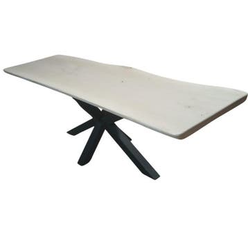 Boomstamtafel Spiderpoot, Grote Eettafel, Boomstamblad,, Huis en Inrichting, Tafels | Eettafels, Vijf personen of meer, Overige vormen