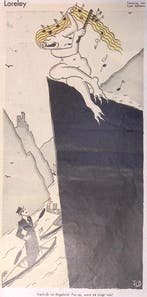 Duitsland zingt vals op spotprent (lijst optie, Lithos), Verzenden