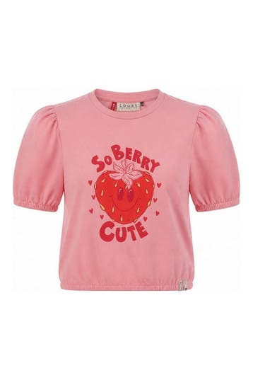 Looxs Revolution T-shirt Meisjes in maat 128 Roze, Verzenden, Zo goed als nieuw, Looxs Revolution, Jongen of Meisje