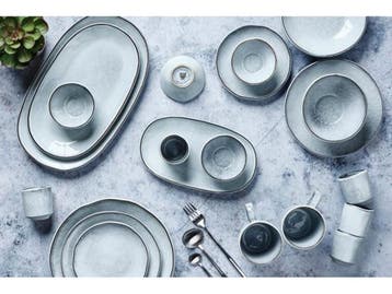 Les Essentiels CLOUD - Servies Set - 18 stuks - Stormgrijs, Verzenden, Nieuw