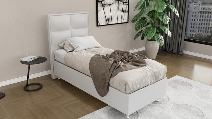 Compleet 1persoons Boxspring met Pocketvering matras, Huis en Inrichting, Slaapkamer | Boxsprings, Nieuw, Verzenden