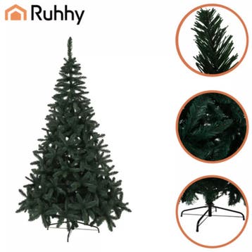 Ruhhy kunstkerstboom 210 cm – realistische groene kerstbo., Diversen, Kerst, Ophalen of Verzenden, Nieuw