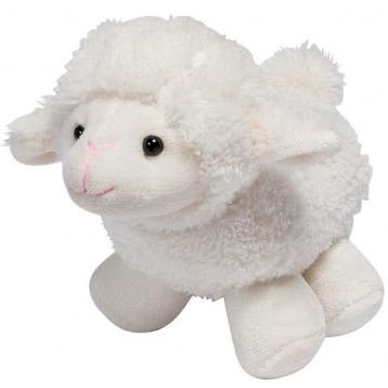 Pluche knuffel lammetje - schaap - 16 cm - zacht, Verzenden, Nieuw