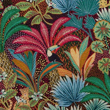 BA275 - Gobelinstof “Jungle Safari” – Tropische fantasie met