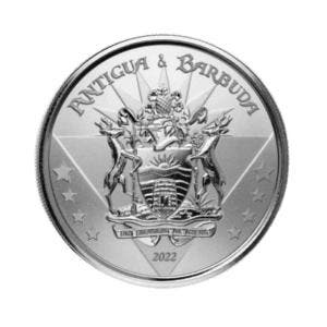 EC8 - Antigua and Barbuda - Coat of Arms 1 oz 2022, Verzenden, Losse munt, Zilver