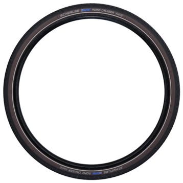 Schwalbe Buitenband 28x1.75 - Zwart/coffee - Reflectie -..., Ophalen of Verzenden, Nieuw, Band