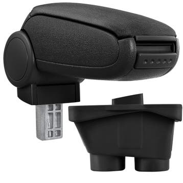 [pro.tec]® Armsteun-Peugeot 208-2012-3 5-deurs-stof-zwart, Verzenden, Nieuw