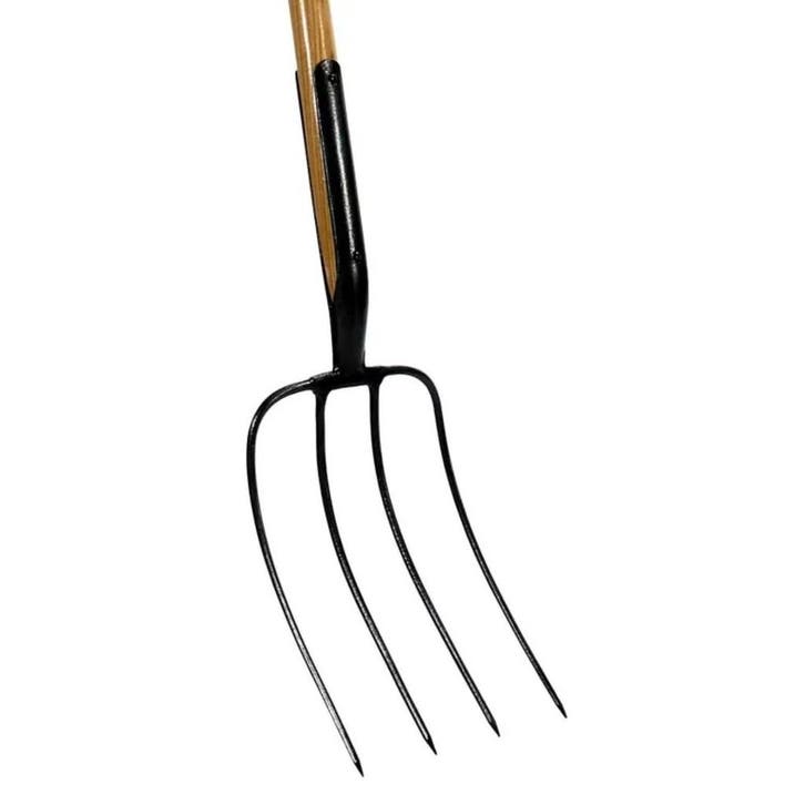 Talen Tools Mestvork 4 Tanden met 100cm Steel - Ideaal vo..., Tuin en Terras, Hand-tuingereedschap, Hark, Nieuw, Ophalen of Verzenden