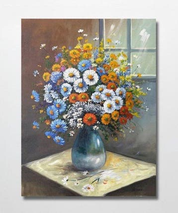 Le Van Ha (1972) - Symphonie de Marguerites 80 60 cm
