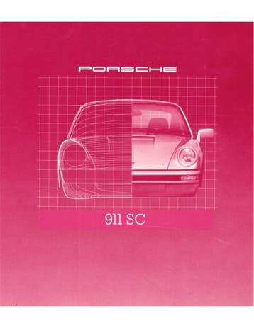 1980 PORSCHE 911 SC BROCHURE ENGELS (USA), Boeken, Nieuw, Porsche, Author