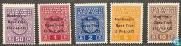 Italië [1941-1943] - Bezetting van Montenegro - Overprint.., Verzenden, Postfris