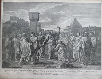 Nicolas Poussin, daprès par Benoît Audran lAîné