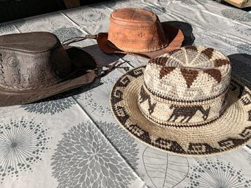 Collectie van memorabilia - drie traditionele ambachtelijke, Antiek en Kunst