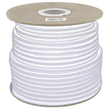 Elastisch Touw - 10 mm - WIT - elastiek per meter, Verzenden, Nieuw