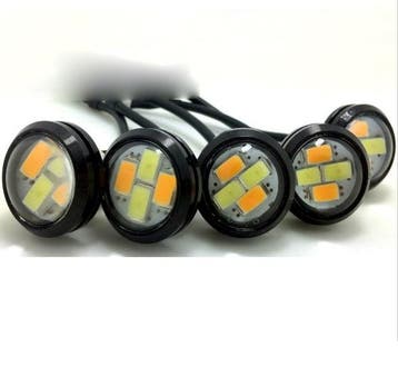 23MM LED - DUO COLOR - Eagle Eye - amber / wit - Waterproof, Ophalen of Verzenden
