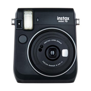 Fujifilm Instax Mini 70 Instant Camera - Zwart, Verzenden, Zo goed als nieuw