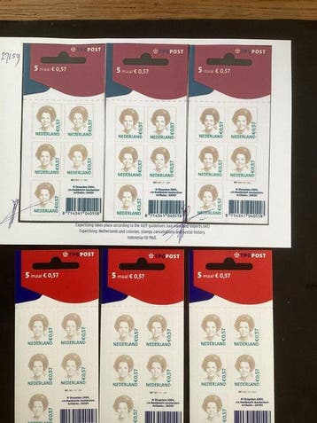 Nederland 2004/2004 - Hangblokjes/velletjes in originele set, Postzegels en Munten, Postzegels | Nederland, Gestempeld