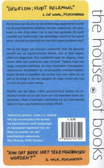 Paaz 9789044347524 Myrthe van der Meer, Boeken, Verzenden, Zo goed als nieuw, Myrthe van der Meer