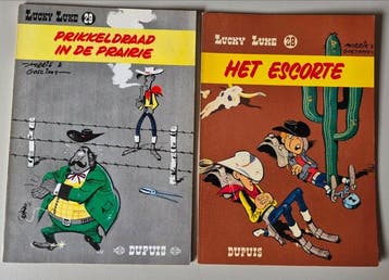 Lucky Luke 28 & 29 - Het Escorte / Prikkeldraad in de, Nieuw