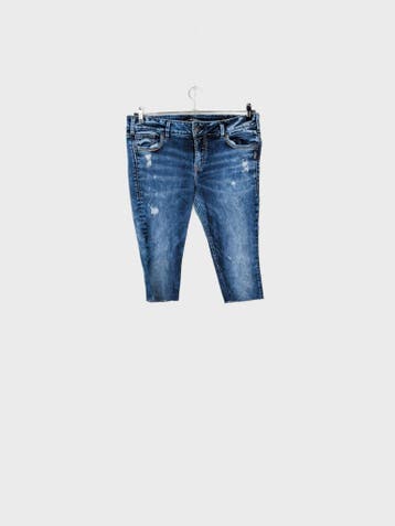 SAVE FASHION FOR GOOD Korte broeken Dames maat W34 Blauw, Ophalen of Verzenden, Nieuw