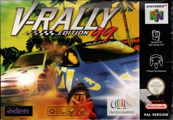 N64 V-Rally 99 (In doos), Verzenden, Zo goed als nieuw