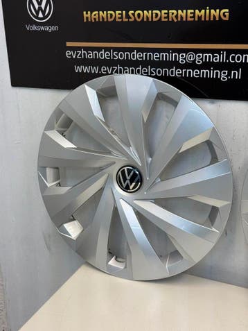 Org. VW Polo 2G bj.2021 wieldoppenset zilver art.2G0601147, Gebruikt