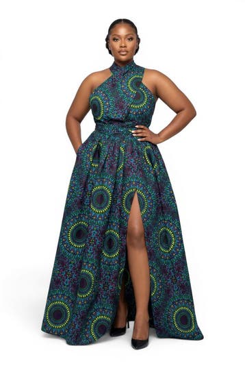 Afrikaanse print Infinity Multiway Maxi Jurk - Verstelbare S, Kleding | Dames, Rokken, Ophalen of Verzenden, Nieuw