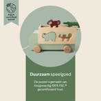 Trixie Houten Speelgoed - Dieren truck - Speelgoedauto -, Kinderen en Baby's, Speelgoed | Educatief en Creatief, Ophalen of Verzenden