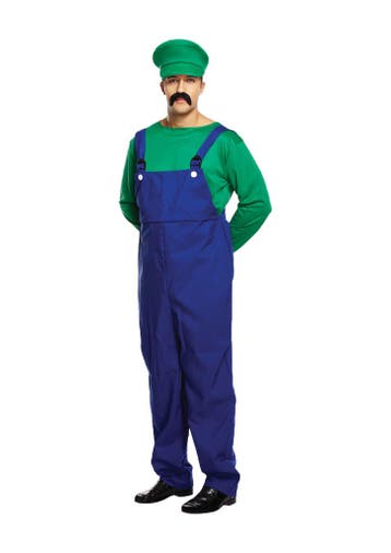 Luigi kostuum, Verzenden, Nieuw, Feestartikel