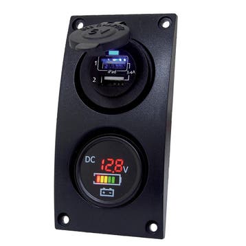 Talamex Curved USB en Volt/Accu Indicator Paneel, Ophalen of Verzenden, Nieuw