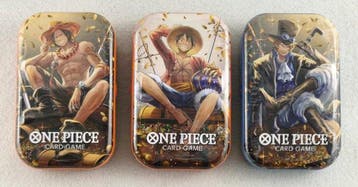 Bandai - 3 Box - One Piece - Tin Pack Set Vol. 2, Nieuw