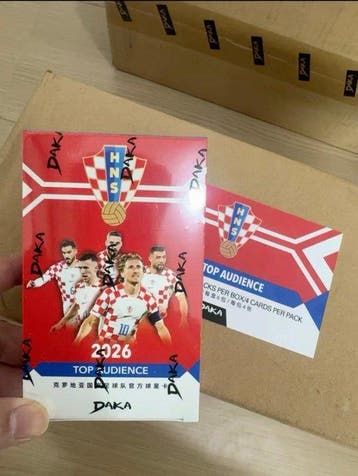 2026 DAKA Top Audience CROATIA NATIONAL FOOTBALL TEAM - 1, Nieuw