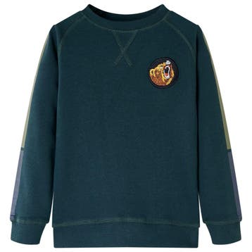 vidaXL Kindertrui 128 mosgroen, Verzenden, Nieuw