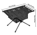 Opvouwbare Campingtafel met Opbergnet Aluminium Licht, Verzenden, Nieuw