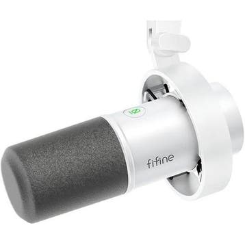 Fifine K688W - Wit - Dynamische Microfoon Zo goed als nieuw,, Ophalen of Verzenden, Nieuw